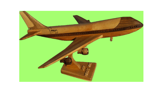 Air Force One - Wooden plane