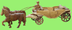 Wooden carriage - Holz Kutsche - Drevený kočiar