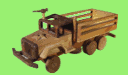 Wooden truck - Holzlaster - Drevený kamión