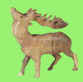 Wooden deer - Holz Hirsch - Drevený jeleń