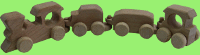 Wooden train - Holzzug - Drevený vláčik
