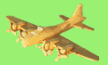 Wooden plane - Holzflugzeug - Drevené lietadlo