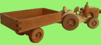 Wooden tractor - Holz traktor - Drevený traktor